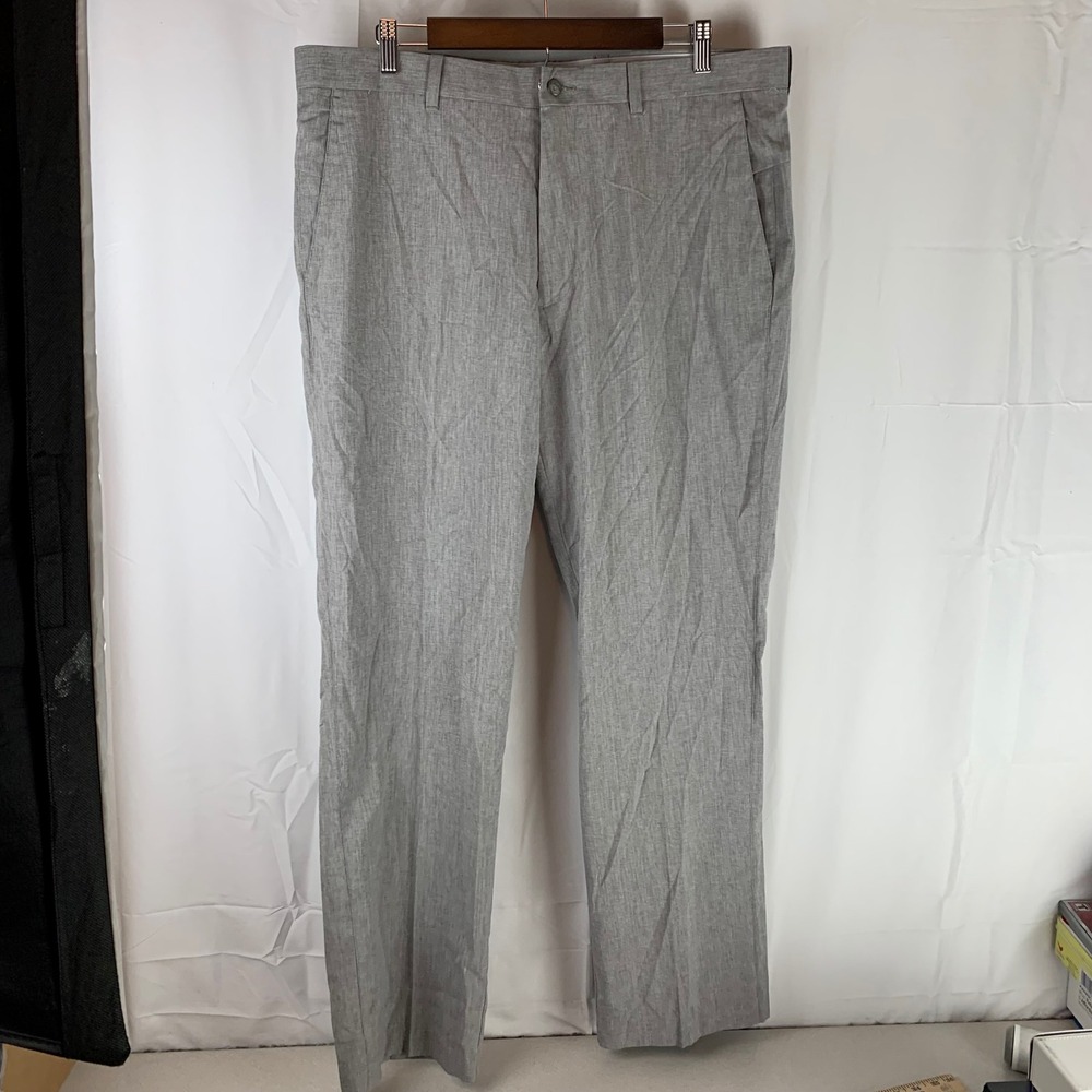 Callaway Golf Pants Mens 38x32 Grey Heathered Performance‎ Flat Front